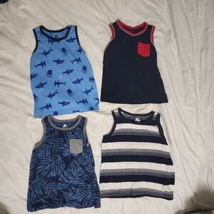 Place Sport, Kids Sleeveless Tops Set - Blue, Black, Navy Size 3t